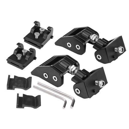 Motorbymotor Steel Hood Latch Locking Catch Buckle Fits Jeep Wrangler 20072017, Locking Hood Lock CatchBlack JP-W07-HL-B